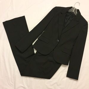 EXPRESS Design Studio Black Pants Suit 0 2